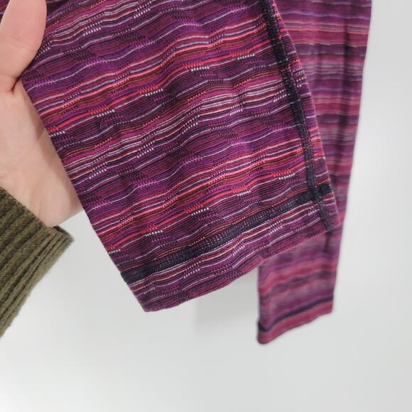 Lululemon Space Dye Twist Regal Plum Alarming High Rise Wunder Under Crop 8 - Picture 4 of 9